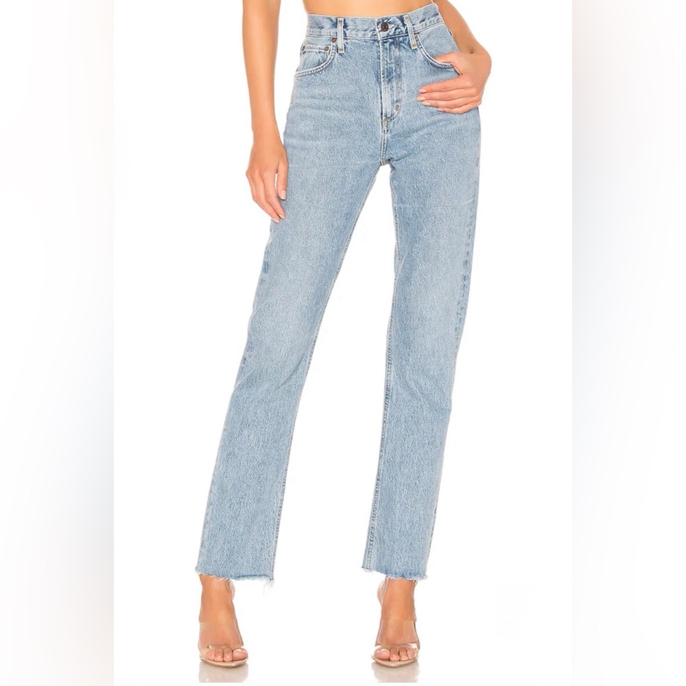 Agolde Cherie High Rise Straight Jeans
